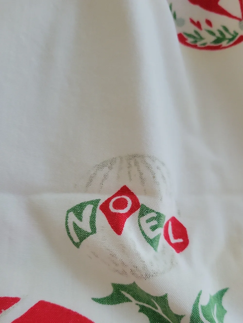 Vintage Christmas Holiday Tablecloth
